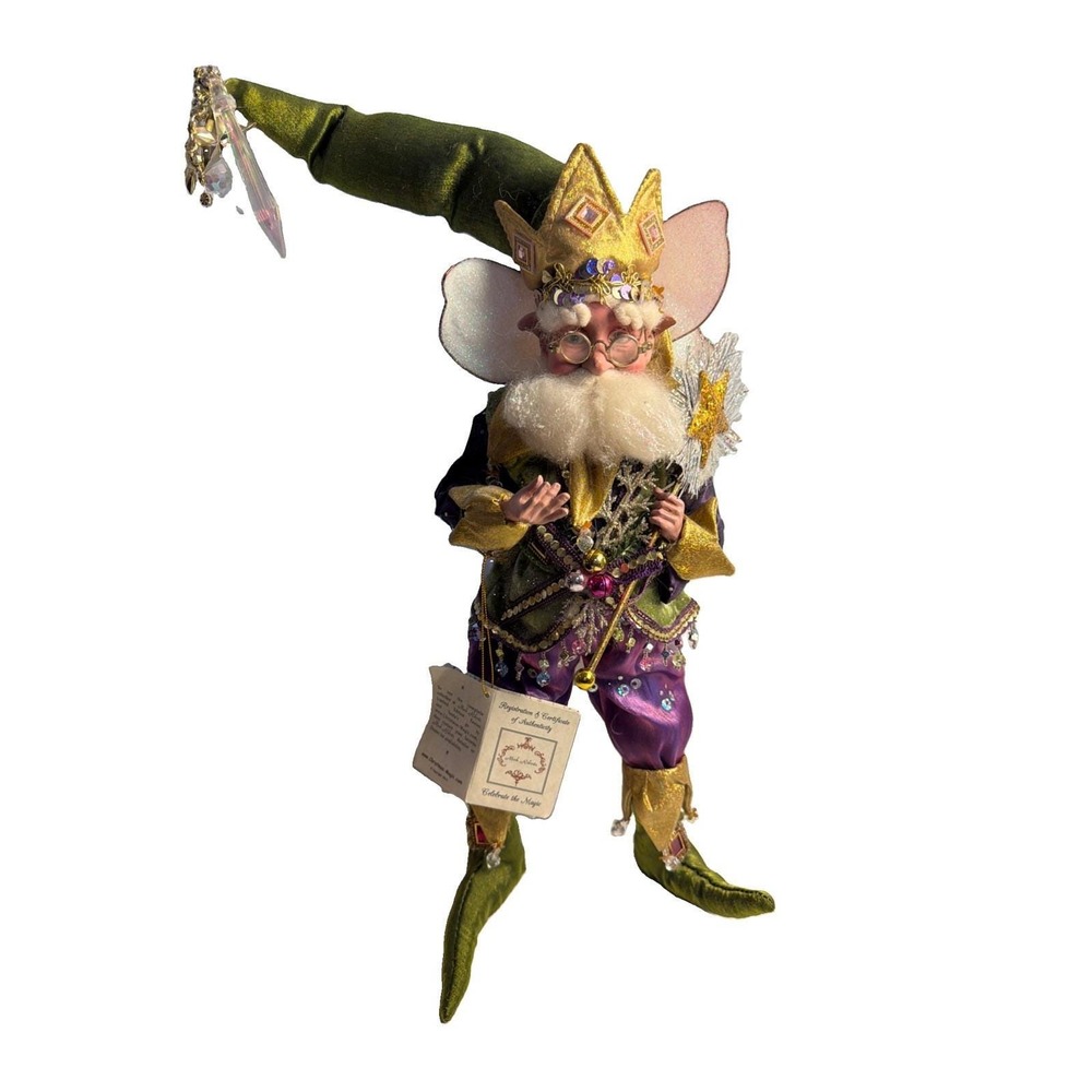 Mark Roberts Fairy of Miracles Limited Edition Purple Green Gold Limited Ed 23"